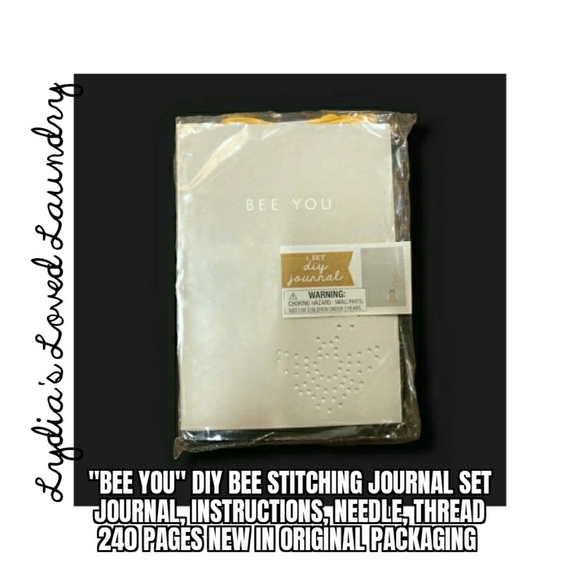 💥 5/$10 DIY Journal Set - Stitching Bee / Bee You - New & Unopened - Picture 1 of 2
